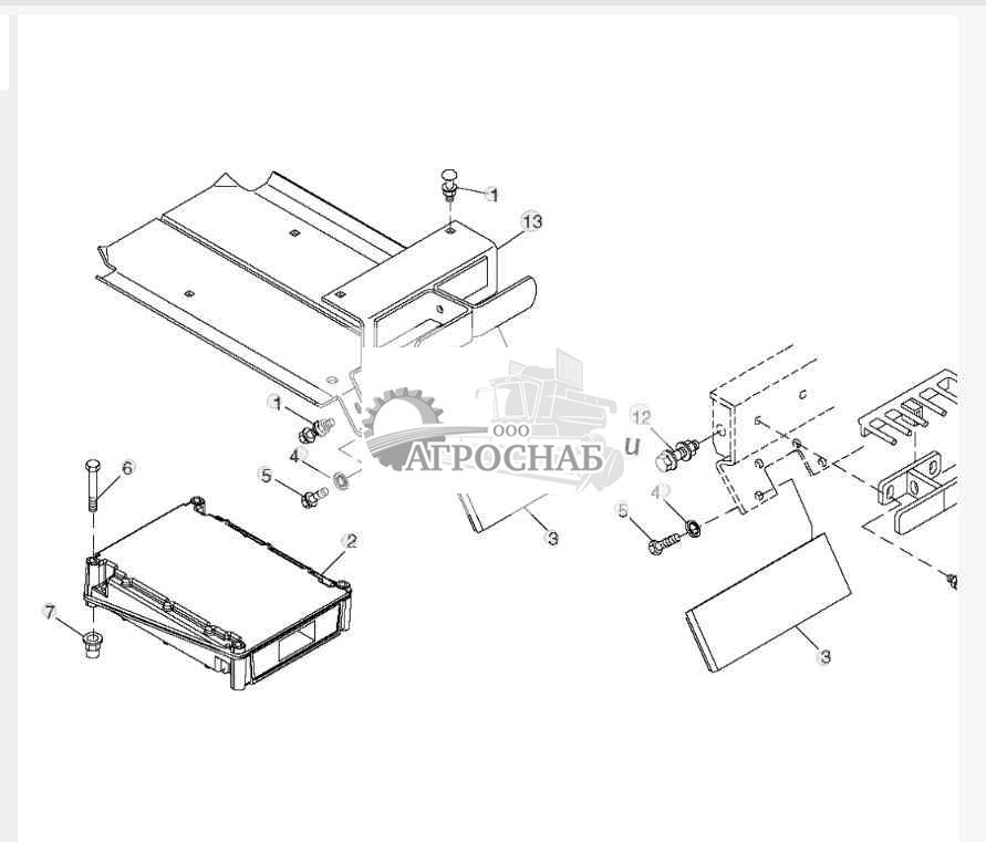 Система мониторинга потерь зерна 